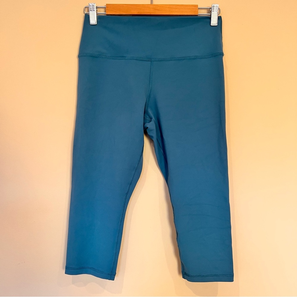 Athleta Teal Cropped Leggings